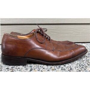 Magnanni Mens 11323 Split Toe Derby Shoes Brown Leather Made in Spain 10 M